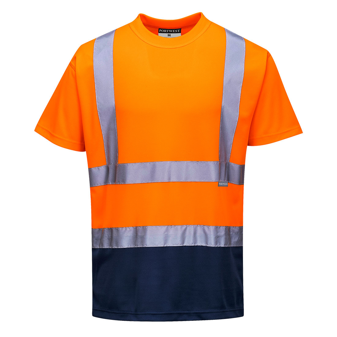 Portwest® Zweifarbiges Warnschutz T-Shirt S378