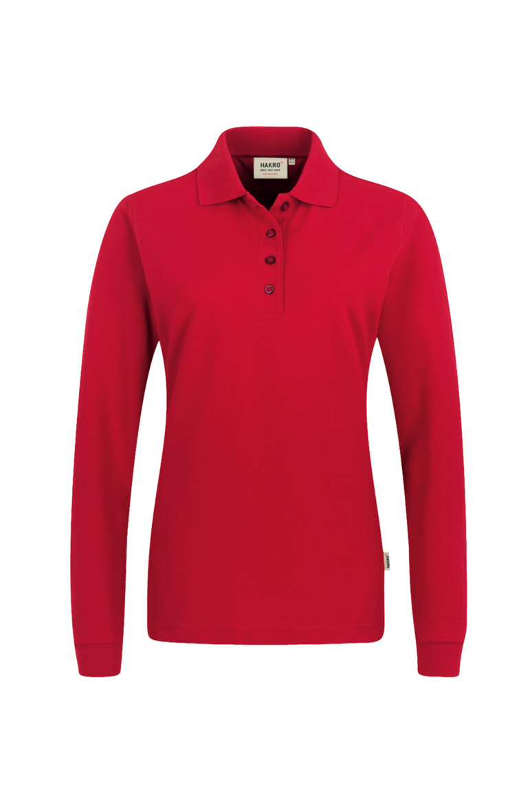 HAKRO Damen Longsleeve-Poloshirt Mikralinar® 215